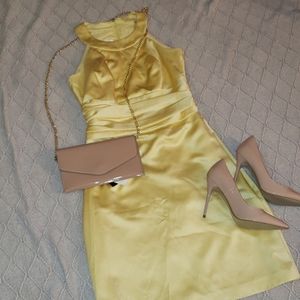 Davids Bridal Short Satin Dress